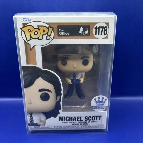 Funko Pop The Office Michael Scott Funko Shop Exclusive #1176 w/Pop Protector