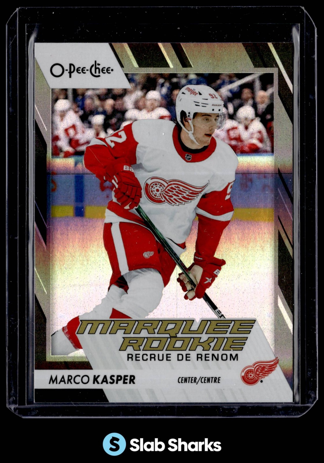 2023 O-PEE-CHEE #581 MARCO KASPER RAINBOW BLACK RC ROOKIE /100