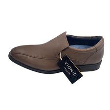 Vionic Shoes Mens Size 8 Brown Eric Slip On Dress Loafers Orthotic Comfort