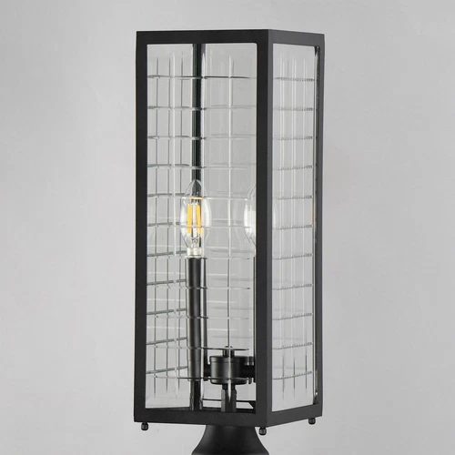 Maxim 30699CL Magnus 2 Light 20 Tall Post Lantern - Picture 2 of 4