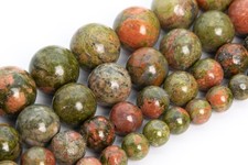 Natural Unakite Beads Grade AAA Round Gemstone Loose Beads 4/6/8-9/10/12/15-16MM