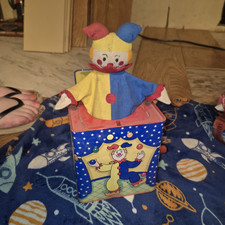 Schylling Clown Tin Musical Jack-in-the-Box Toy 1997 Ages 3-5