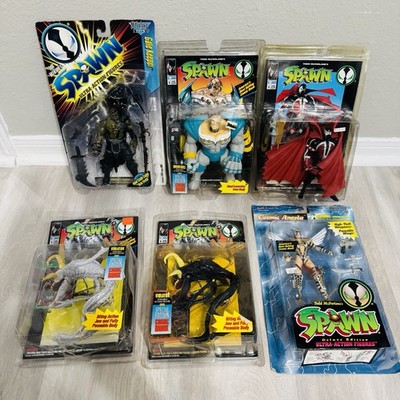 mcfarlane spawn action figures lot 6 1990s Special Edition Comic Book