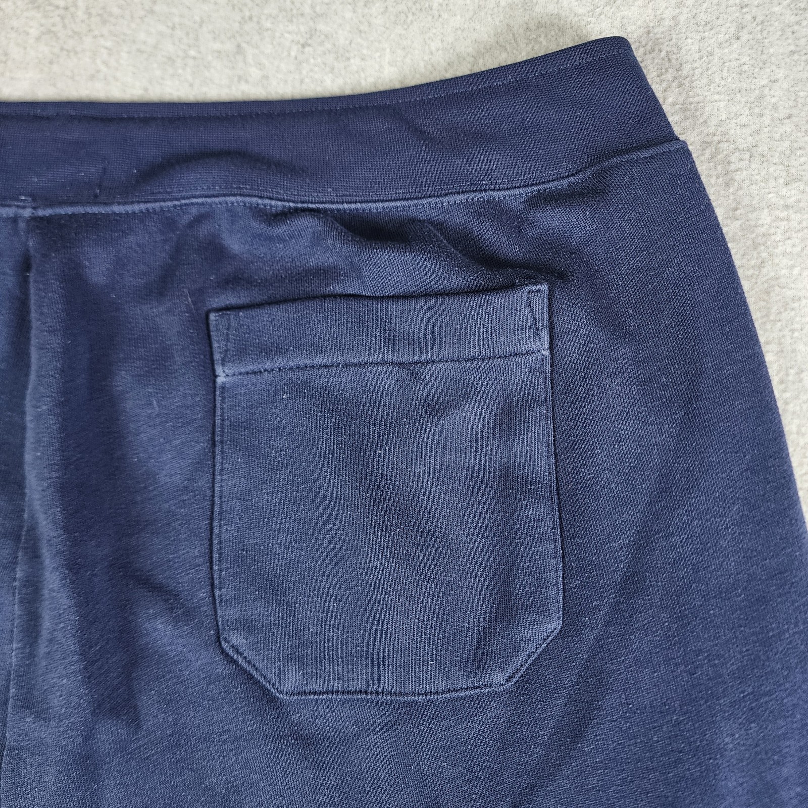 Polo Ralph Lauren Sweat Shorts Mens XL Navy Blue White Pony Drawstring Pockets thumbnail 10