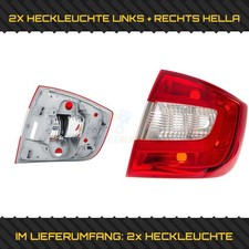 2X HELLA HECKLEUCHTE  LINKS + RECHTS FÜR SKODA RAPID NH3, NK3, NK6 1.2 TSI