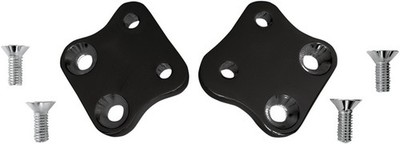 Accutronix Kick Back Adapter Plate 1-1/8'' Back & 1'' Up Black #FCKB102-B