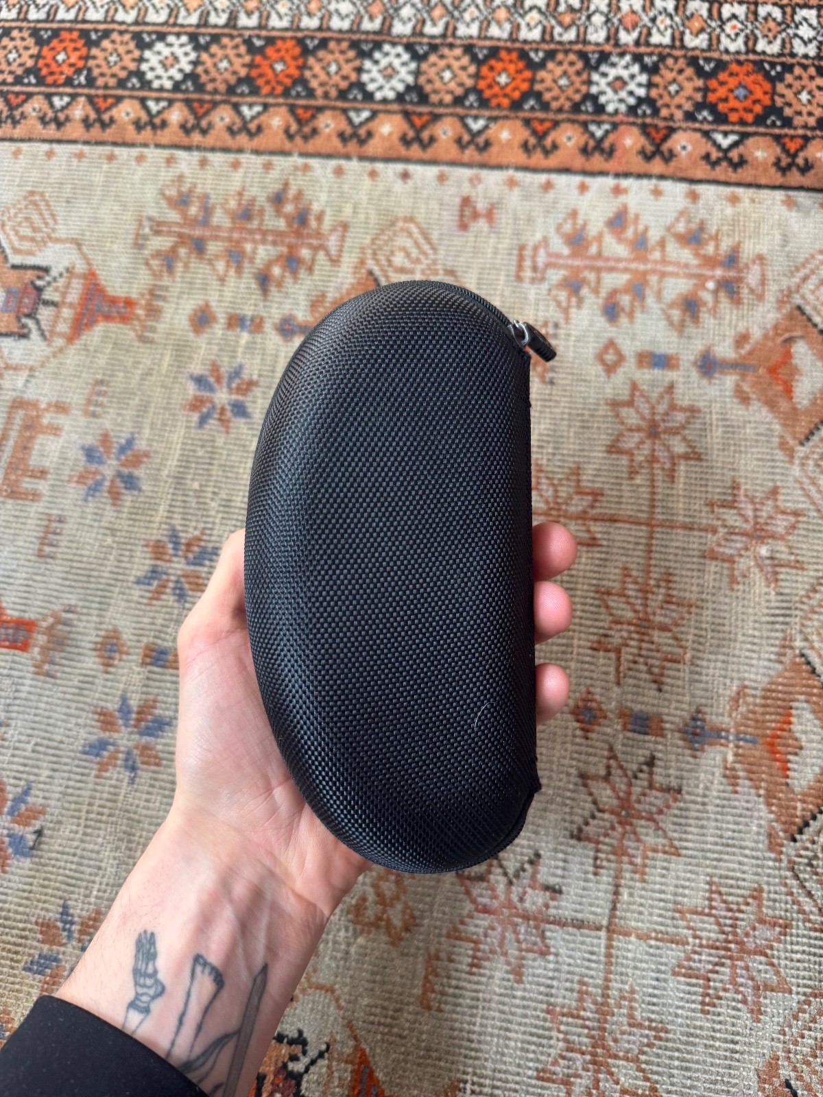 Vintage Oakley Split Jacket Sunglasses Black Blue… - image 5