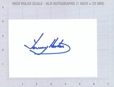 Tommy Horton Hand Signed White Card Golf Open Autograph Signature + COA