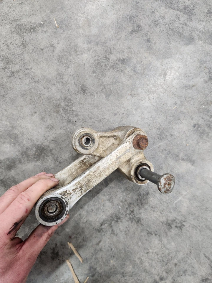 Honda CR125R 1992 92 OEM amortiguador trasero eslabón basculante brazo biela CR Foto 3 de 4