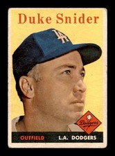 1958 Topps #88 Duke Snider   VG X3260861