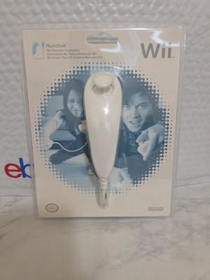 Nintendo Wii ANWGNW Wired Nunchuk Controller - White