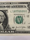 May 20 1977 Bday/Anniversary Fancy Serial 2021 Circulated $1 Dollar Note — photo 1