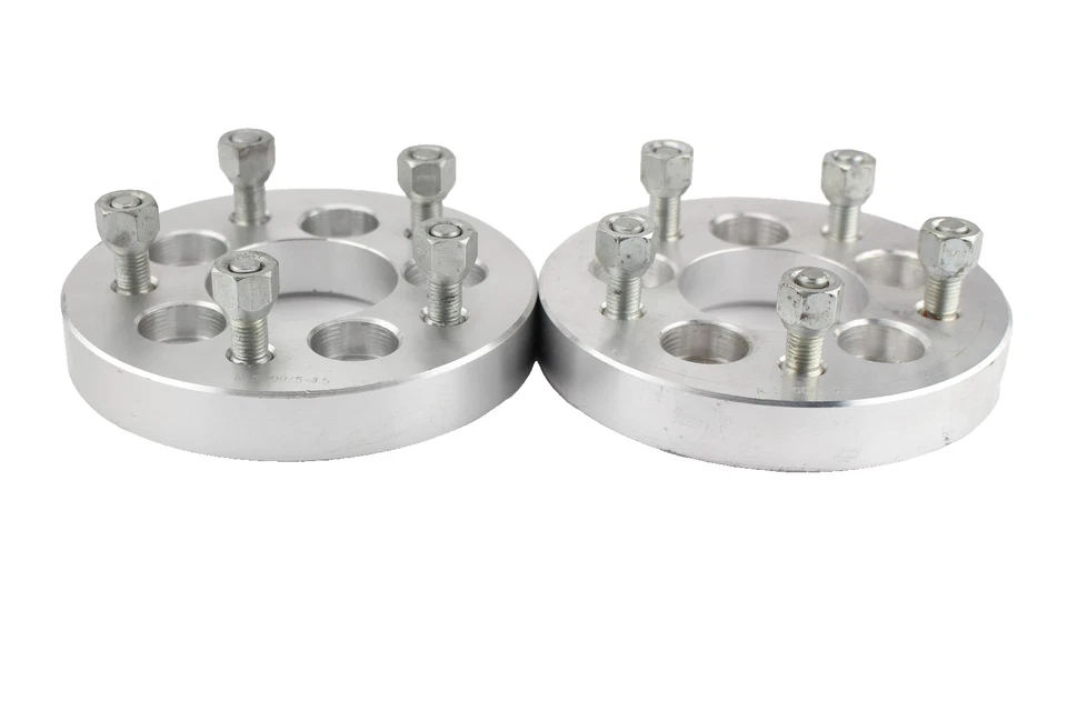 H&R TRAK+ Wheel Spacers Pair 5x100 5x4.5 Bolt Pattern 20mm Adapters Studs Lugs - Image 3 of 4