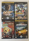 GameCube Games Lot Of 4 007 NightFire Need Of Speed Hot Pursuit Sonic SpongeBob