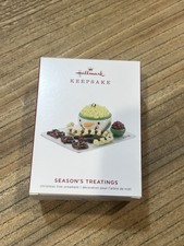 2019 Hallmark Season's Treatings Christmas Ornament #11 Popcorn & Pretzel