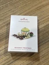 2019 Hallmark Season's Treatings Christmas Ornament #11 Popcorn & Pretzel