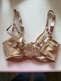 NEW Wacoal Retro Chic Mesh Full Coverage Underwire Bra Toast/Nude Model 855186