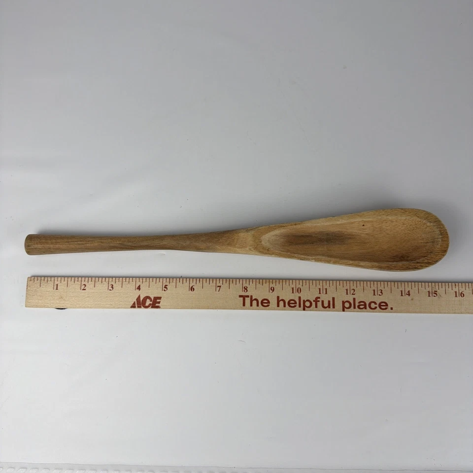 Cuchara de madera vintage DANSK JHQ mediados de siglo utensilio de cocina danés moderno Foto 3 de 4