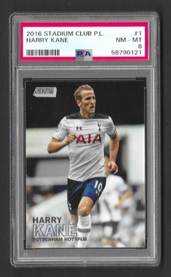Topps Stadium Chrome 2016 #1 Harry Kane Tottenham Spurs NM-MT PSA 8