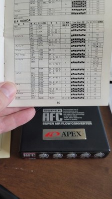 APEXi Super AFC Air Flow Converter Fuel Controller Airflow