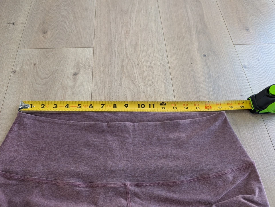 Beyond Yoga Leggings Mujer Talla 3X Bolsillo Ojo Espaciado Cintura Alta Midi Periwinkle Foto 3 de 4