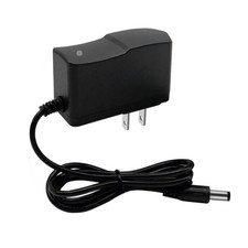 12 Volt Power Supply 1A Universal AC/DC Adapter, 100-240 50/60Hz AC to Black