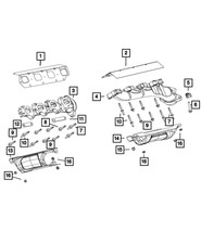 Genuine Mopar Heat Shield 53011244AD