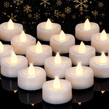 LED Candles, Tea Lights Candles Battery Operated Bulk, 100PCS Long-Lasting 20...
