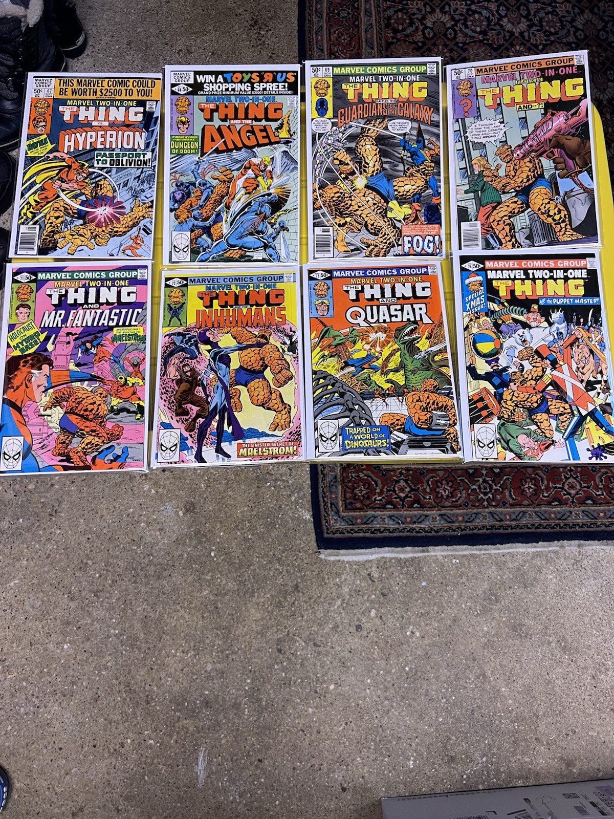 Marvel Two In One 63 Issue Mixed Bundle Lot Fine to VF to NM Featuring The Thing