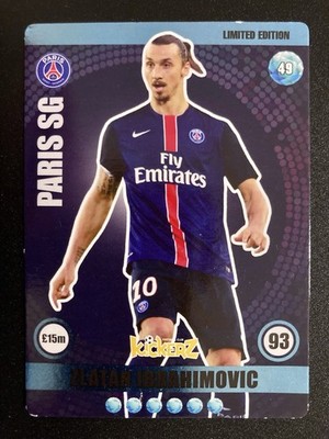  Zlatan Ibrahimović #49 Diamond Limited Ed.   2016 Kickerz Football Cards | PSG