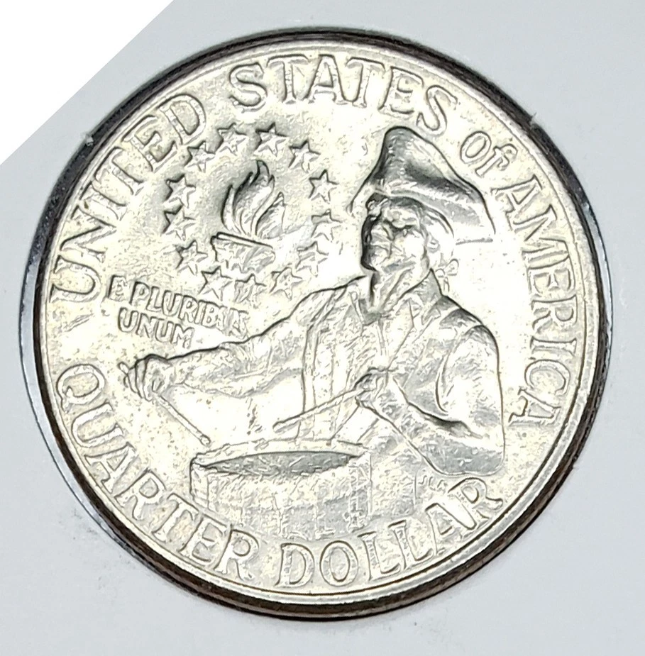 1976 Bicentenario Drummer Boy Quarters P&D Circolato Rotolo - Foto 3