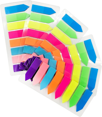 960 Pieces Sticky Index Tabs Page Markers Arrow Flags Sticker Colored Page No...
