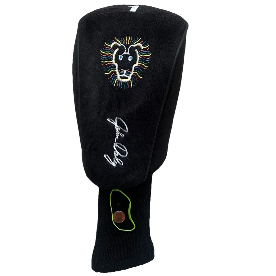 Juego de fundas de golf John Daly Signature 1 3 5 híbrido logotipo de león felpa negra raro Foto 4 de 4