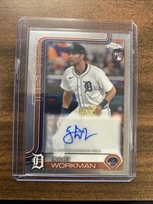 2025 Topps Chrome Gauge Workman Card Ac – GW Auto Rookie Card, Detroit Tigers