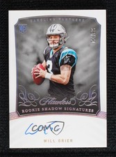 2019 Panini Flawless Rookie Shadow Signatures Silver 8/20 Will Grier Auto 2h5