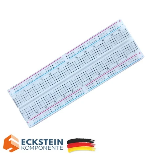 Steckbrett MB-102 Breadboard 830 Pins für Jump Wire Raspberry Pi Arduino