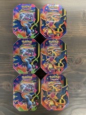 Pokemon Mega Charizard EX Tin Case 6 Tins Brand New Factory Sealed