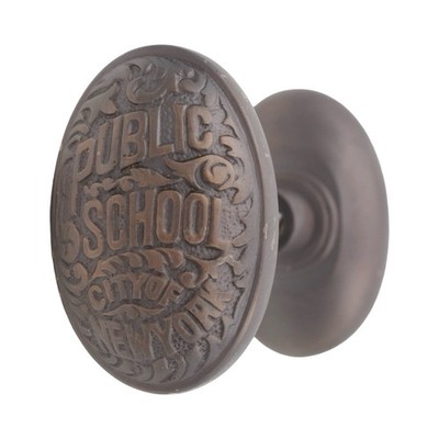 New York City Public School Door Knobs with Bronze Finish BLOWOUT SALE