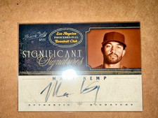 Matt Kemp Auto 2011 Playoff Prime Cuts Significant Signatures 5/25 #MK Auto (AU)