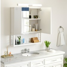 Spiegelschrank Badspiegel LED Badezimmerschr&auml;nke Badezimmerschrank Badschrank