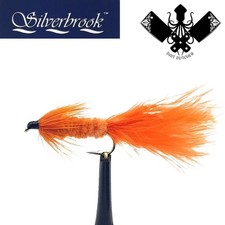 12 x Silverbrook Tadpole Orange Trout Fly Size 10- Fly Fishing Lure Trout Flies