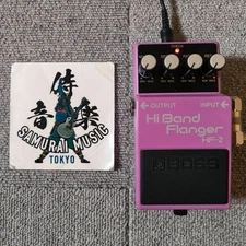 BOSS HF-2 Hi Band Flanger Guitar Effects Pedal Effector Used MIJ