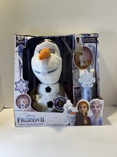 Disney Frozen 2 Follow Me Friend Olaf Sings Talks Head Moves - NRFB NIB RARE HTF