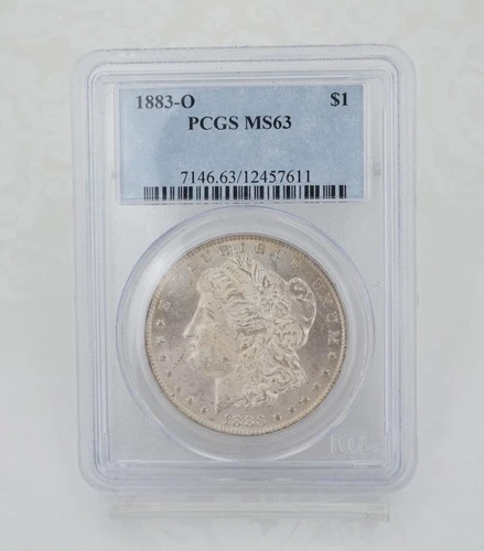 1883-O Morgan $1 Dollar Silver Dollar Coin PCGS New Orleans MS63 CN1029