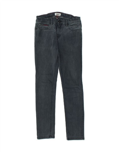 TOMMY HILFIGER Girls Slim Jeans 13-14 Years W28 L29 Navy Blue Cotton LC05