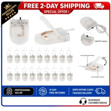 20-Pack CR2032 Battery Holder 3V Coin Cell Case with ON/OFF Switch