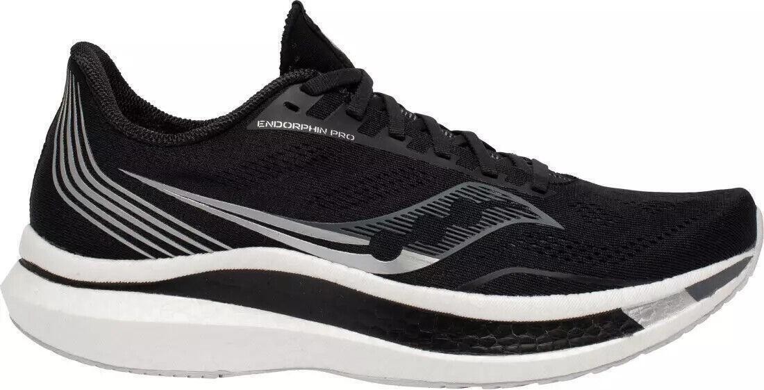 Size 10 - Saucony Endorphin Pro Black Silver for sale online  display picture 2