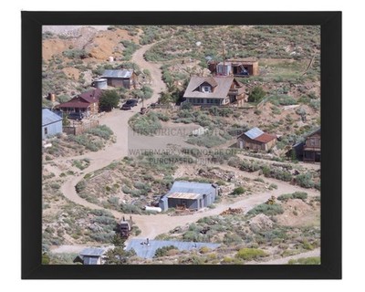 ABANDONED MINING GHOST TOWN CERRO GORDO CALIFORNIA 8X10 FRAMED PHOTO