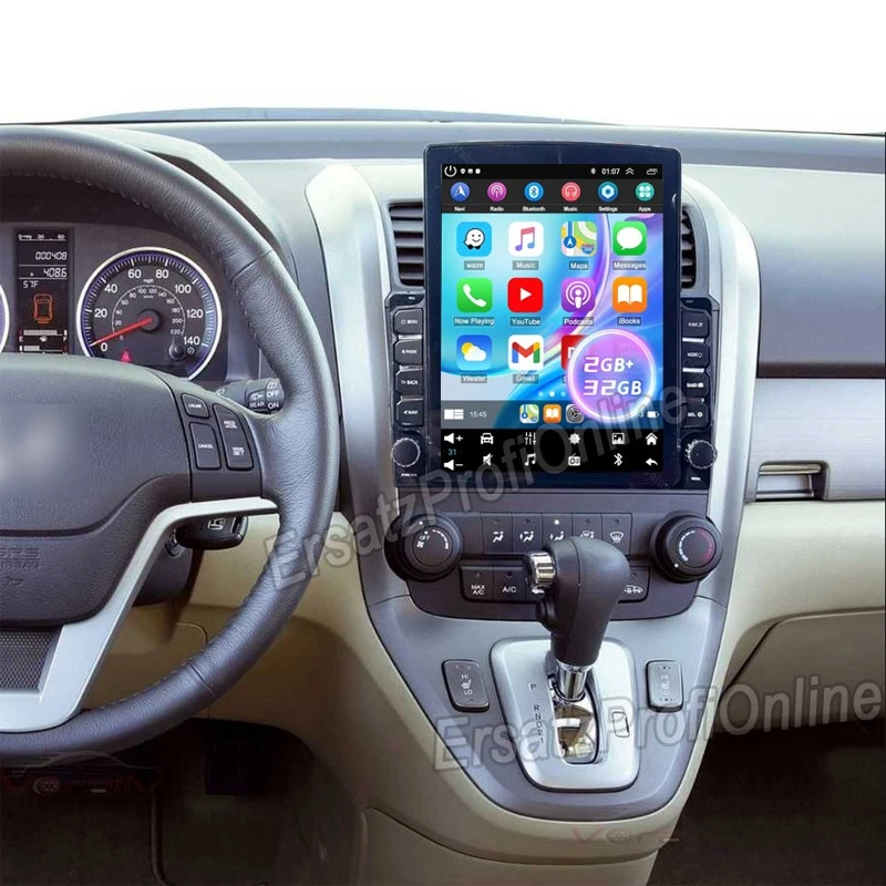 9.7" For 2007-2011 Honda CRV CR-V Android 15 Stereo CarPlay GPS Car Radio WIFI - Image 4 of 4