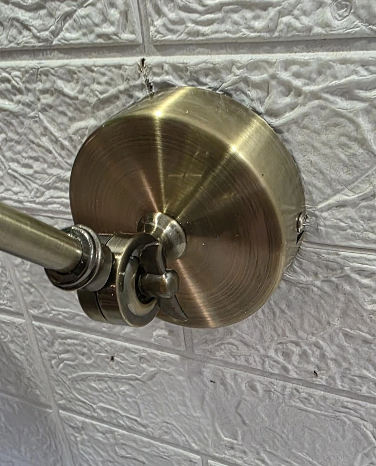 Lampada Applique Idea Lux Newton ap1 orientabile brunito - Immagine 3 di 4